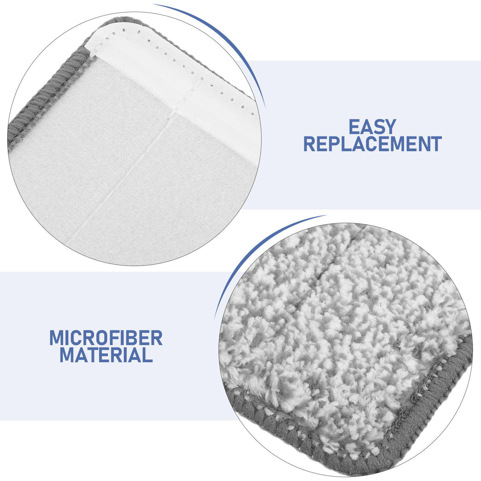 6Pcs Mop Pads Replacement Wash - đánh giá và giá Cloth Pad Reusable