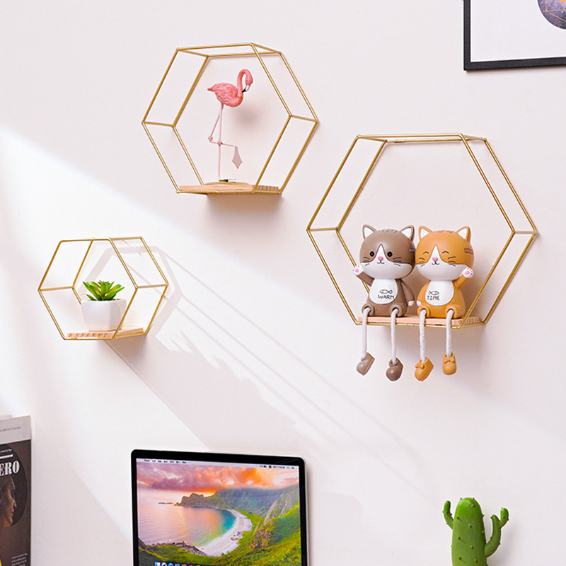 3Pcs/Set Hexagon Shape Iron Wa - đánh giá và giá Sustainable Living Eco Friendly