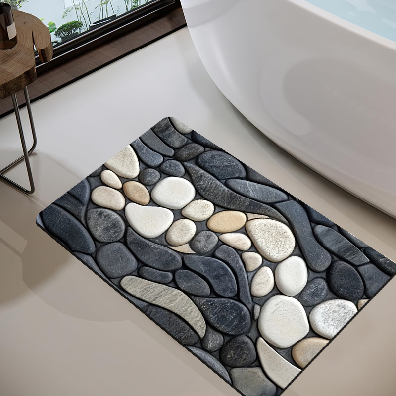 Pebble Pattern Diatomite Rug F - đánh giá và giá Sustainable Living Eco Friendly