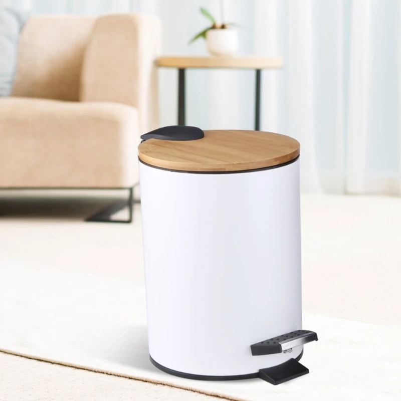 3/5L Gỗ Lật Bước Thùng Rác Có  - đánh giá và giá Sustainable Living Eco Friendly