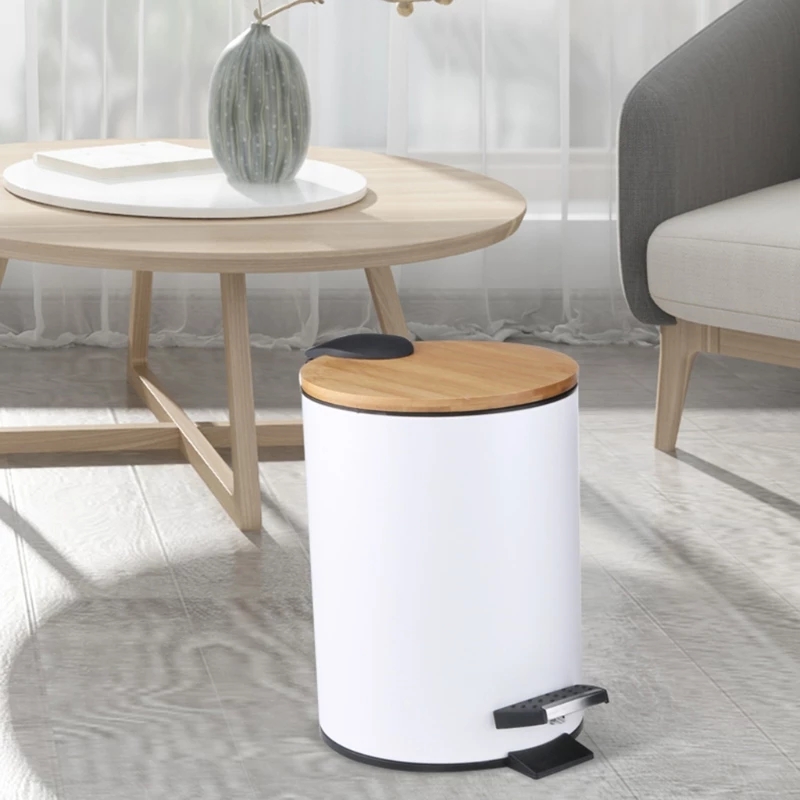3/5L Gỗ Lật Bước Thùng Rác Có  - đánh giá và giá Sustainable Living Eco Friendly