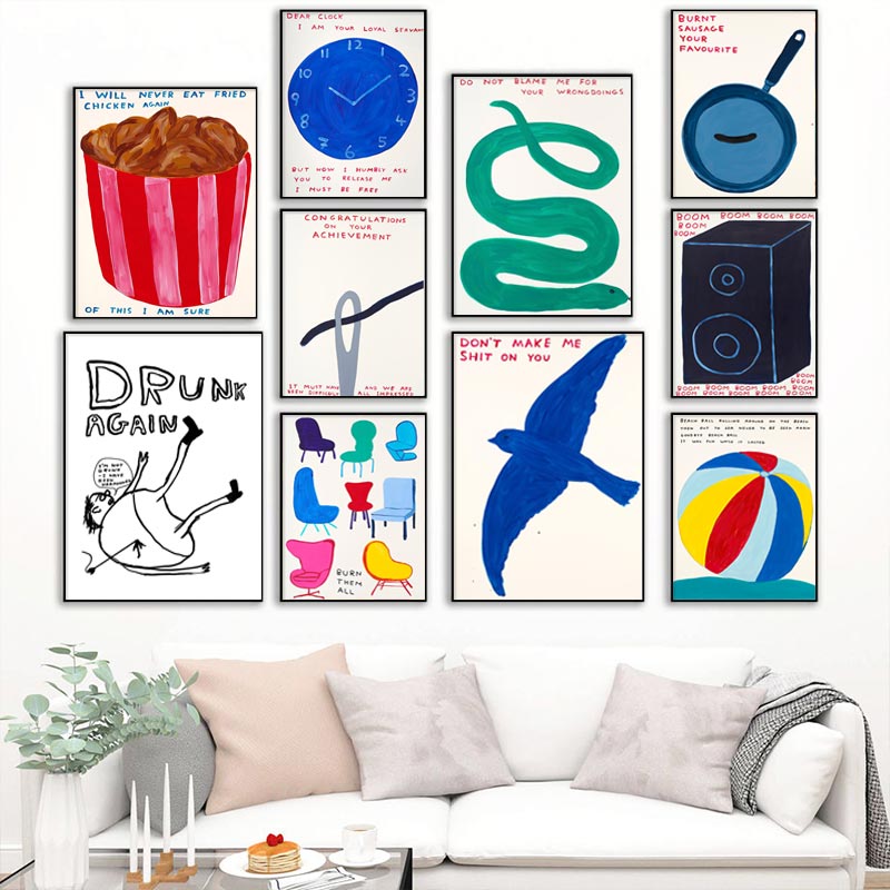 David Shrigley Posters Humorou - đánh giá và giá Sustainable Living Eco Friendly