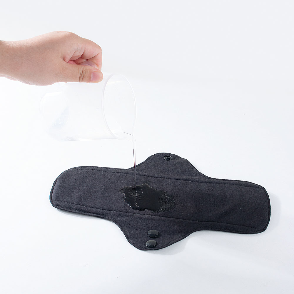 1pc Balck Pure Cotton Sanitary - đánh giá và giá Cloth Pad Reusable